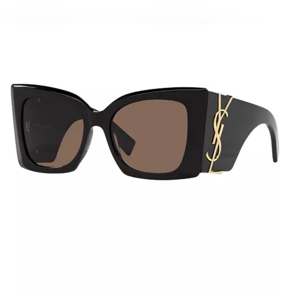 NWOT-Saint Laurent Black Sunglasses Elegant Accessories!-(#0181) - Picture 3 of 15